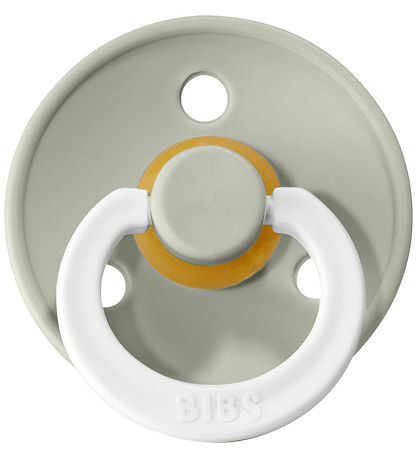 BIBS Colour Natsutter - Str. 1 - 2-pak - Rund - Sage/Cloud