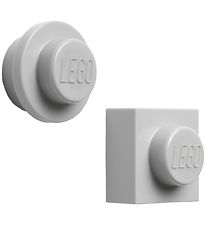 LEGO® Storage Magneter - 2 stk - Grå
