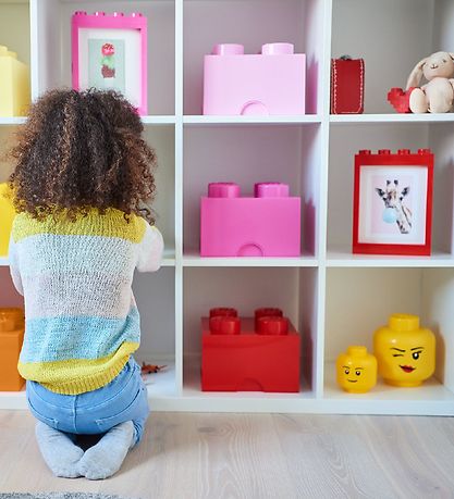 LEGO® Storage Opbevaringsboks - Mini - Hoved - 10 cm - Dreng