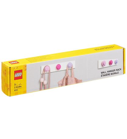 LEGO® Storage Knagerække - 33 cm - Lilla/Rosa