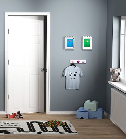 LEGO® Storage Knagerække - 33 cm - Lilla/Rosa