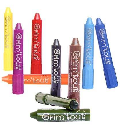Grim Tout Ansigtsmaling - 12-Pak - Multifarvet