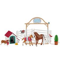 Schleich Horse Club - 64 cm - Hannahs Gæstehest m. Hund 42458