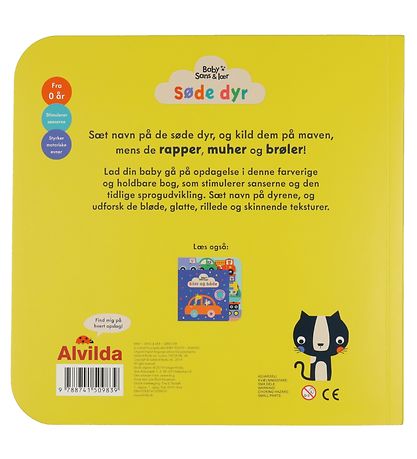 Alvilda Bog - Sans & Lær - Søde Dyr - Dansk