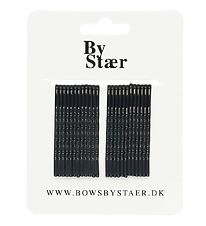 By Stær Hårnåle - 4 cm - 24 stk. - Sort