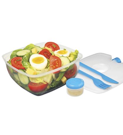 Sistema Madkasse m. Tilbehør - Salad Max - 1,63 l - Lilla