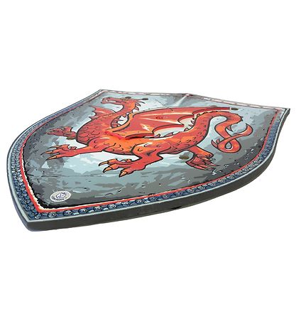 Liontouch Udklædning - Amber Dragon Skjold - Grå