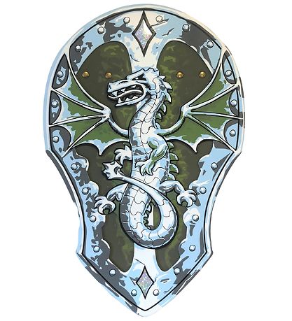 Liontouch Udklædning - Dragon Skjold - Grøn