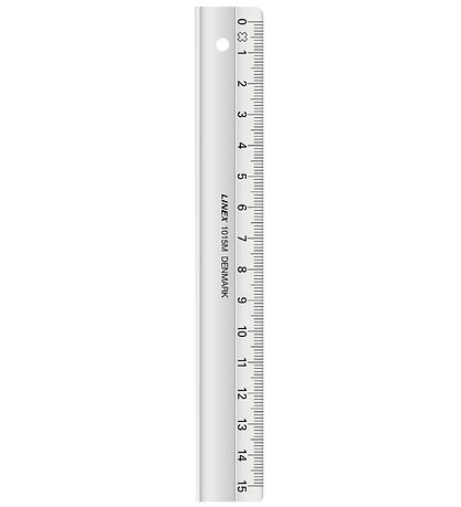 Linex Lineal - 15 cm - Gennemsigtig