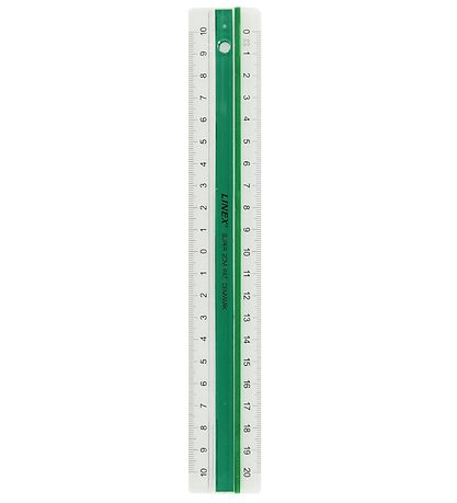 Linex Lineal - 20 cm - Grøn