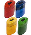 Linex Blyantspidser - Dobbelt - Assorteret - Rød/Blå/Gul/Grøn
