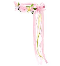 Souza Udklædning - Hårbøjle m. Blomster - Maud - Rosa
