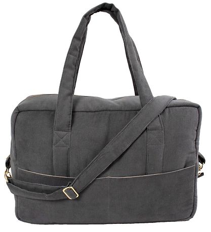 Filibabba Mommy Bag - Fløjl - Stone Grey