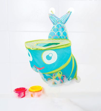 Ludi Opbevaringsnet Til Badet - Ø31 cm - Blå/Grøn