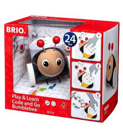 BRIO Kodelegetøj - Code & Go - Bumblebee 30154