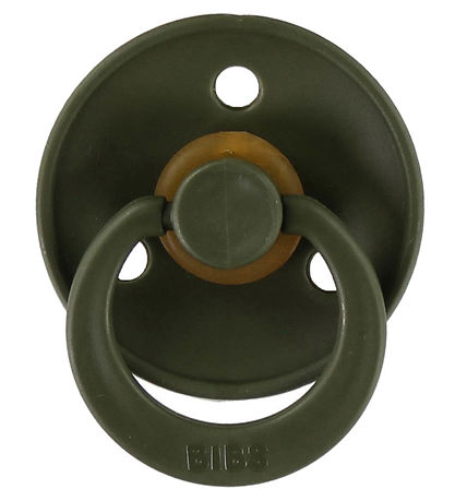 BIBS Colour Sutter - Str. 1 - 2-pak - Rund - Sage/Hunter Green