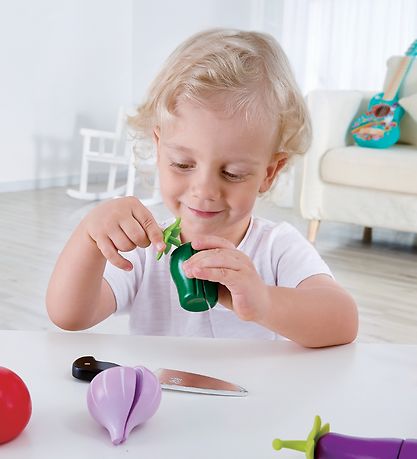 Hape Legemad - 8 Dele - Grøntsager Fra Haven