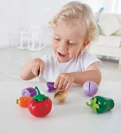 Hape Legemad - 8 Dele - Grøntsager Fra Haven