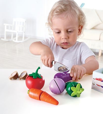 Hape Legemad - 8 Dele - Grøntsager Fra Haven