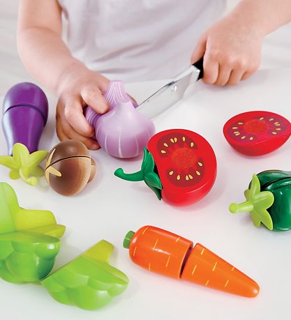 Hape Legemad - 8 Dele - Grøntsager Fra Haven