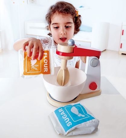 Hape Legesæt - 4 Dele - Mix & Bag Røremaskine