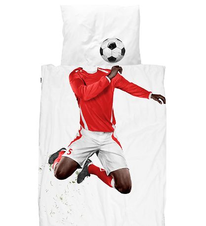 SNURK Sengetøj - Voksen - Soccer Champ Dark Red