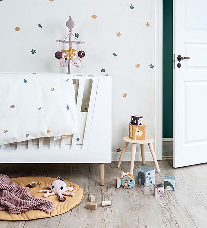 Done By Deer Sengetøj - Junior - Sea Friends Beige