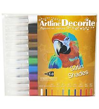 Artline Tuschpennor - Decorite - 10 st - Satin