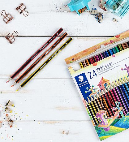 Staedtler Farveblyanter - Noris Colour Bonus Pack - 20+4 stk