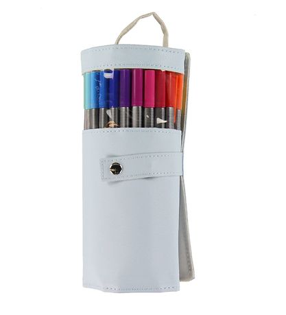 Staedtler Tuscher m. Penalhus - 20 stk. - 0,3 mm - Lyseblå