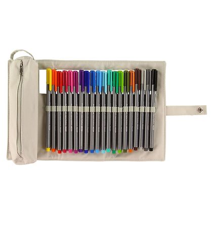 Staedtler Tuscher m. Penalhus - 20 stk. - 0,3 mm - Grøn