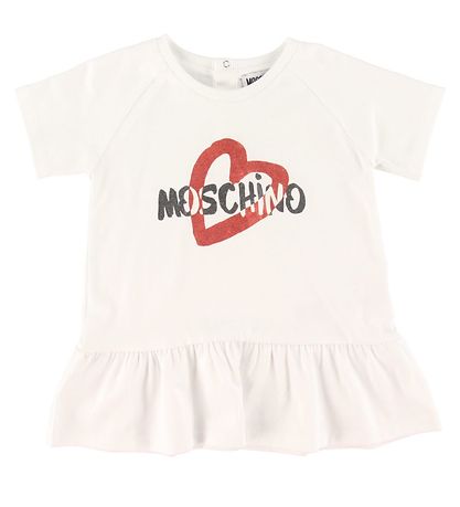 Moschino Sæt - T-shirt/Leggings - Hvid/Sort m. Print