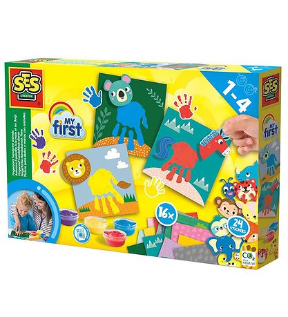 SES Creative Fingermaling - Min Første - Dyr