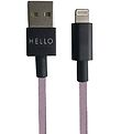 Design Letters Opladerkabel - iPhone - USB-A/Lightning - Lavende