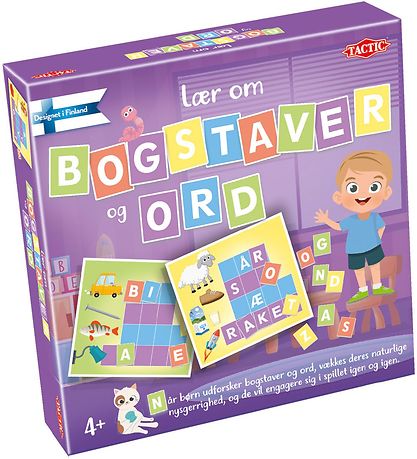 TACTIC Brætspil - Lær Om Bogstaver og Ord
