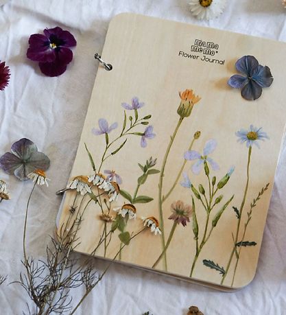 MaMaMeMo Blomsterjournal m. Blyant - Træ
