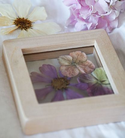 MaMaMeMo Trærammer - 2-pak - Pressede Blomster - Træ
