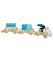 PlanToys Trælegetøj - Stable-Tog - Træ