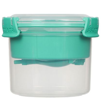 Sistema Madkasse m. Bestik - Breakfast To Go - 530 ml - Turkis