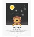 Kids by Friis Poster - Zodiac - The Lion
