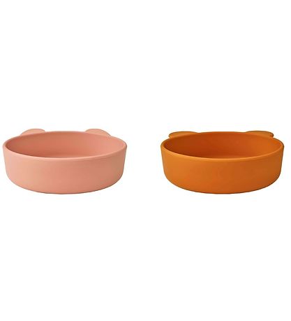 Liewood Skåle - Silikone - Vanessa - 2-pak - Dark Rose Mustard M