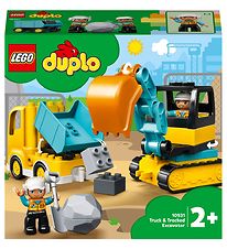 LEGO® DUPLO® - Lastbil Og Gravemaskine På La... 10931 - 20 Dele 