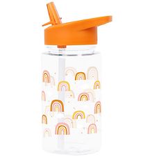 A Little Lovely Company Drikkedunk m. Sugerør - 450 ml - Orange 