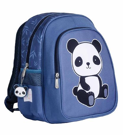 A Little Lovely Company Børnehavetaske m. Termolomme - Panda - B