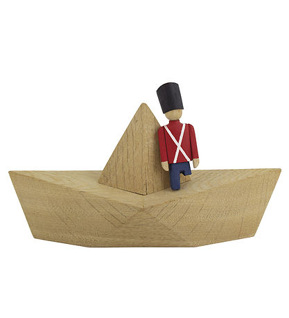 H.C. Andersen Træfigur - 20x12 cm - Den Standhaftige Tinsoldat