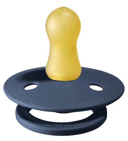 BIBS Colour Sutter - Str. 1 - 2-pak - Rund - Sky Blue/Steel Blue