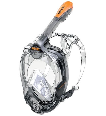 Seac Snorkelmaske - Libera - Sort/Orange
