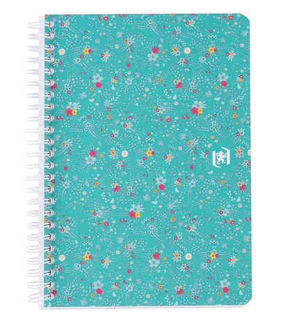 Oxford Notesbog - 1 bog - Floral - Kvadreret - A5 - Assorteret