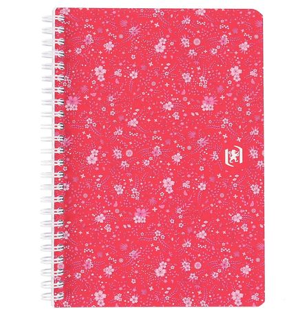 Oxford Notesbog - 1 bog - Floral - Kvadreret - A5 - Assorteret