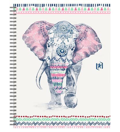 Oxford Notesbog - 1 bog - Boho Chic - Linieret - B5 - Assortere